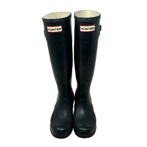 HUNTER Original Tall Rain Boots Black Women's Size US 5‎
